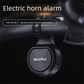 130dB Electric Bike Horn with Anti-Theft Alarm Electronic Bicycle Bell USB Rechargeable Waterproof Adjustable Volume Vibration Sensor for MTB Road Scooter Black