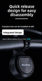 130dB Electric Bike Horn with Anti-Theft Alarm Electronic Bicycle Bell USB Rechargeable Waterproof Adjustable Volume Vibration Sensor for MTB Road Scooter Black