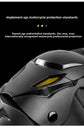 SULAITE Motorcycle Elbow Pads Motocross Arm Guards Hard Shell Protective Gear Quick Release Adjustable Strap for Dirt Bike Racing Black