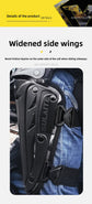 SULAITE CE Level 1 Certified Motorcycle Knee Pads Long Shin Guards Grey Motocross Armour Quick Release Hard Shell for Dirt Bike Racing