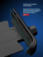 New M1 Aluminium Motorcycle Phone Holder Handlebar Mount 360 Rotation Anti-Shake Metal Bracket for Bike Scooter 4-7 Inch Phones Black