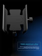 New M1 Aluminium Motorcycle Phone Holder Handlebar Mount 360 Rotation Anti-Shake Metal Bracket for Bike Scooter 4-7 Inch Phones Black
