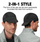 Navy Blue Mesh Cycling Cap Under Helmet Liner Breathable Skull Cap with Flip Up Brim Sun Shade Moisture Wicking Hat for Bike Running Fits 55-60cm