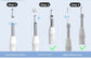 Smart Visual Ear Wax Removal Tool with HD Camera WiFi Wireless Otoscope Ear Cleaner 3.5mm Ultra Slim Lens for iPhone Android White
