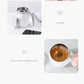 Automatic Self Stirring Coffee Mug 380ml Magnetic Mixing Cup 304 Stainless Steel AAA Battery Operated Travel Tumbler for Hot Chocolate Tea Office Home Grey