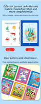 2 PCS Magic Water Colouring Book Animals & Sea World Themes Reusable Painting Activity Set Mess Free Travel Toy for Kids