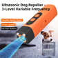 Portable Single-Head Ultrasonic Dog Repeller & Trainer with LED Flashlight - Multi-Function Pet Safety Device for Outdoors