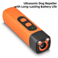 Portable Double-Head Mech Model Ultrasonic Dog Repeller & Trainer with LED Flashlight - Multi-Function Pet Safety Device for Outdoors