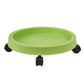 Green 3-Tier Stackable Strawberry & Vegetable Planter with Mobile Wheel Tray - Space-Saving Vertical Gardening System