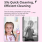 Pink Elephant 360° U-Shaped Electric Toothbrush Set for Children 7-14 Years Old - Silicone Soft Bristle Oral Cleaner with 6 Modes & 3 Medium Brush Heads