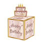 01 Pink-Gold Christmas Surprise Money Pull Box - Double-Layer Digital Design for Festive Gifts, Birthday, and Holiday Party Decor