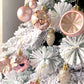 MJXK46-20Y Christmas Decorative Balls Set(24x24x6CM) - Shatterproof Plastic Ornaments with Electroplated & Hand-Painted Finish