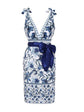 M Size Blue Print Women&