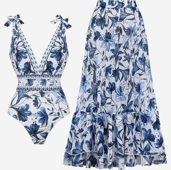 XXL Size Blue Print Women&