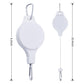 3PCS Black + 3PCS White Retractable Hanging Basket Pulley System & 6PCS Heavy Duty Stainless Steel S-Hooks Combo - Garden Plant Hanger(Max Load 5KG)