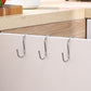 3PCS Black + 3PCS White Retractable Hanging Basket Pulley System & 6PCS Heavy Duty Stainless Steel S-Hooks Combo - Garden Plant Hanger(Max Load 5KG)
