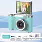 Green 4K Compact Digital CCD Camera for Vlogging & Students - Portable Point and Shoot with 2.4-inch Rotating Screen, 8X Optical Zoom, and Anti-Shake