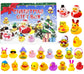 Creative Christmas Rubber Duck Advent Calendar - 24 Unique Festive Mini Duck Bath Toys (Blind Box)