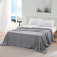 Blue Cooling Throw Blanket 100x150CM - Ultra Lightweight Breathable All-Season Quilt, Hand / Machine Washable