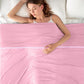 Pink Queen Size 200x150CM Cooling Blanket for Hot Sleepers - Lightweight Breathable All-Season Throw, Hand / Machine Washable