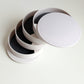 White 4-Layer Rotating Jewelry Storage Box - Dust-Proof Velvet Lined Organizer for Rings, Coins, and Hair Accessories (10x10CM)