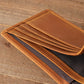 Style 1 To My Son Embossed Genuine Cowhide Leather Men&