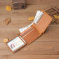 Style 2 Genuine Cowhide Leather Wallet - RFID Protection, VH1104 Dad to Son Gift with To My Son Embossed Message