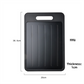 Black Aluminum Alloy Fast Thawing Dual-Sided Cutting Board(36.5x25CM) - Multifunctional Kitchen Tool with Garlic Grinder and Knife Sharpener