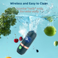 Green Wireless Capsule Fruit and Vegetable Purifier(16x5.4CM) - Portable Food Disinfection & Sterilization Cleaner, 99.9% Bacteria Removal