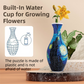 160 PCS Blue and White Porcelain 3D Puzzle Vase - DIY Interlocking Flower Vase Kit, Home Decorative and Toy Gift for Women