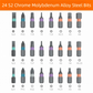 24-in-1 Ratchet Screwdriver Tool Set - Multifunctional S2 Steel Bit Combination Kit with Wrench Function for Home and Workshop Use