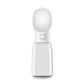 White Portable Dog Water Bottle and Drink Feeder - 550ml Pet Travel Water Cup for Walking, Hiking & Outdoor Use (High-Temperature Resistant)
