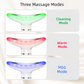 Black Color Light Therapy Beauty Tool and Neck Massager -  Essence Infusion Device for Lifting, Firming, Hydration & Skin Rejuvenation