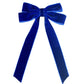 Luxury Velvet Bow Hair Clip Set (10 Pcs) - Simple Fashion Accessory for Princess Outfits and Party Decoration