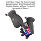 2-Pair Black Thermal Winter Gloves for Men and Women - Waterproof Windproof & Touchscreen Compatible Gloves for Skiing, Cycling & Winter Travel(M Size)