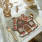 4-Pack Festive Printed Insulated Placemat for Australian Summer Holidays - Style 2 Seasonal Designs for Boxing Day and New Year Celebrations