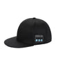 Black Bluetooth 5.4 Music Adjustable Sun Hat - Wireless Audio Speaker Cotton Cap for Sports, Golf, and Outdoor Activities