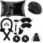 12-Piece Heatless Hair Curler Set for Damage-Free Curls & Comfortable Sleep - Soft Sponge Sleep-In Rollers for DIY Styling (Black)