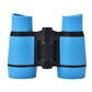 Blue 6X30 Lightweight Kids Binoculars with Non-Slip Colorful Rubber Grips - Educational Outdoor Exploration Toy with Shoulder Strap