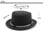 Grey Unisex Stylish Pure Woolen Short-Brimmed Fedora - Classic British Gentleman&