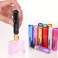 4PCS Red Portable Perfume Atomizer Bottle(5ML) - Refillable Travel Scent Pump Case, Leak-Proof Aluminum Spray Atomizer