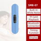 Blue SMB-07 Bone Conduction Under-Pillow Speaker -  Bluetooth 5.4 Ultra-Thin Sleep Aid Sound Bar with Dual Speaker Resonance & 36 Built-in White Noise Tracks