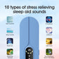 Blue SMB-07 Bone Conduction Under-Pillow Speaker -  Bluetooth 5.4 Ultra-Thin Sleep Aid Sound Bar with Dual Speaker Resonance & 36 Built-in White Noise Tracks