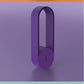2-Pack Purple Household Ultrasonic Mite Remover and Sterilizer - USB Wireless Portable Insect Repeller for Beds and Sofas, Chemical-Free Dust Mite Controller
