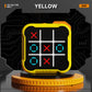 Yellow All-in-One Tic-Tac-Toe Desktop Game - Portable Family Interactive Board Toy, Brain Training Puzzle & Travel-Friendly Strategy Game