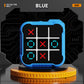 Blue All-in-One Tic-Tac-Toe Desktop Game - Portable Family Interactive Board Toy, Brain Training Puzzle & Travel-Friendly Strategy Game