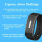 2-Pack Black Portable Ultrasonic Mosquito Repellent Bracelet - Watch Style Insect Repeller, Pure Physical Protection USB Rechargeable