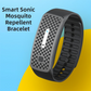 2-Pack Pink Portable Ultrasonic Mosquito Repellent Bracelet - Watch Style Insect Repeller, Pure Physical Protection USB Rechargeable