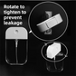 3-Pack Ultra-Slim 50ml Card-Style Travel Spray Bottle with White Silicone Sleeve - Portable ABS/PETG Refillable Hydration Sprayer
