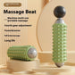 Pink Portable Electric Yoga Massage Roller - Handheld Fitness Recovery Tool, Deep Tissue Muscle Relaxer & Fascia Release Stick